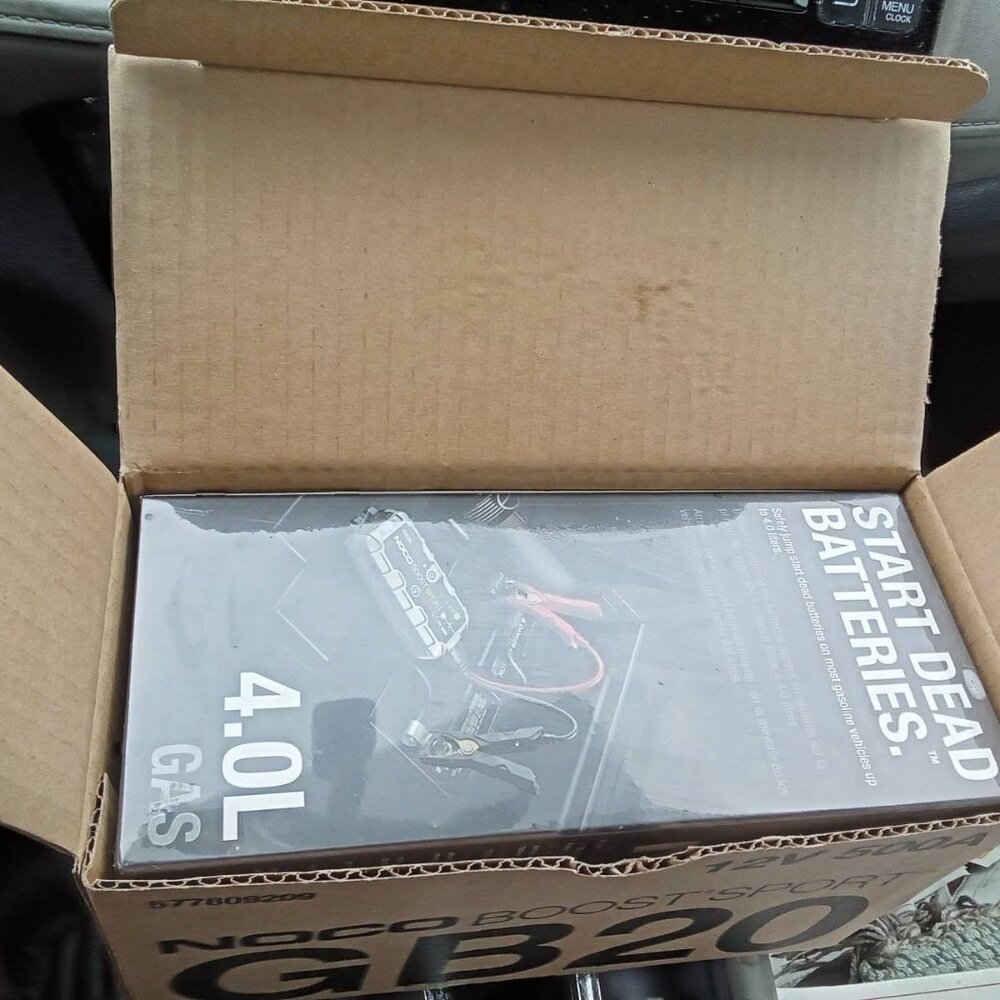 NOCO Boost Sport GB20 UltraSafe Jump Starter – 12V 500A